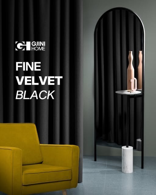 Fine Velvet Black