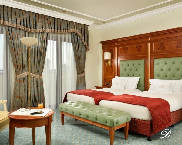 The comfort in our deluxe twin room