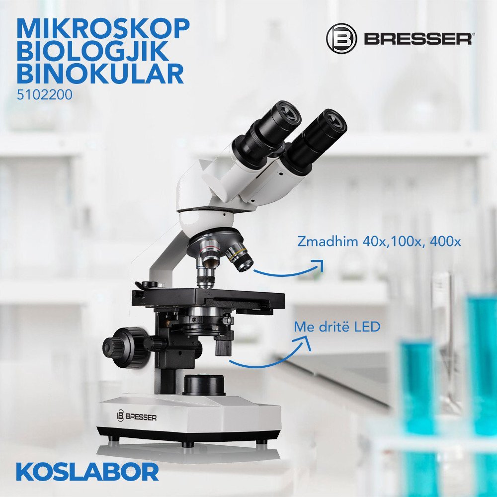 Mikroskop biologjik binokular Bresser 5102200