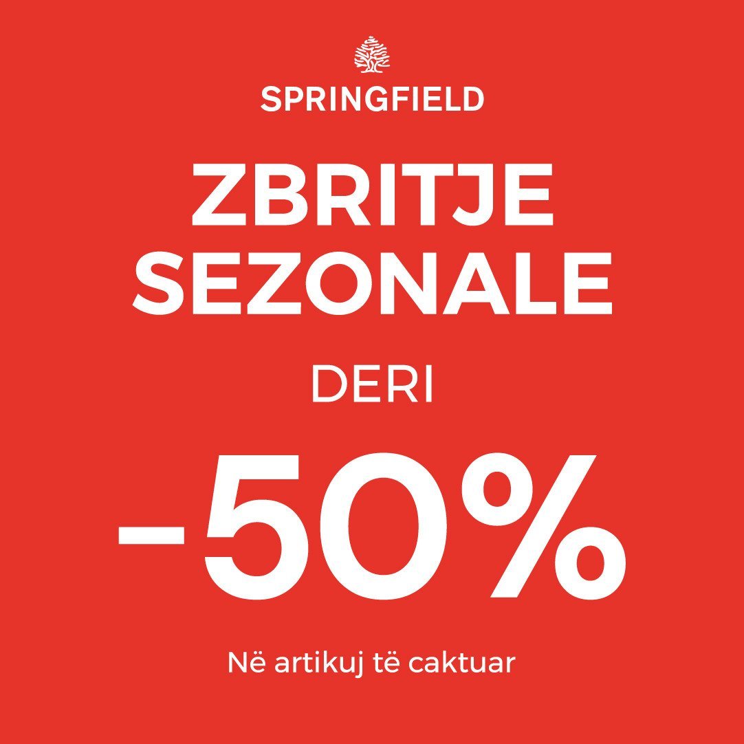 50% zbritje në artikuj të caktuar!