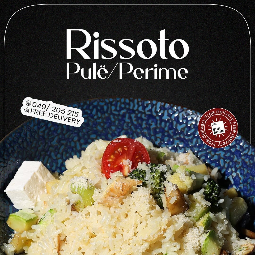 Risotto me pulë dhe perime