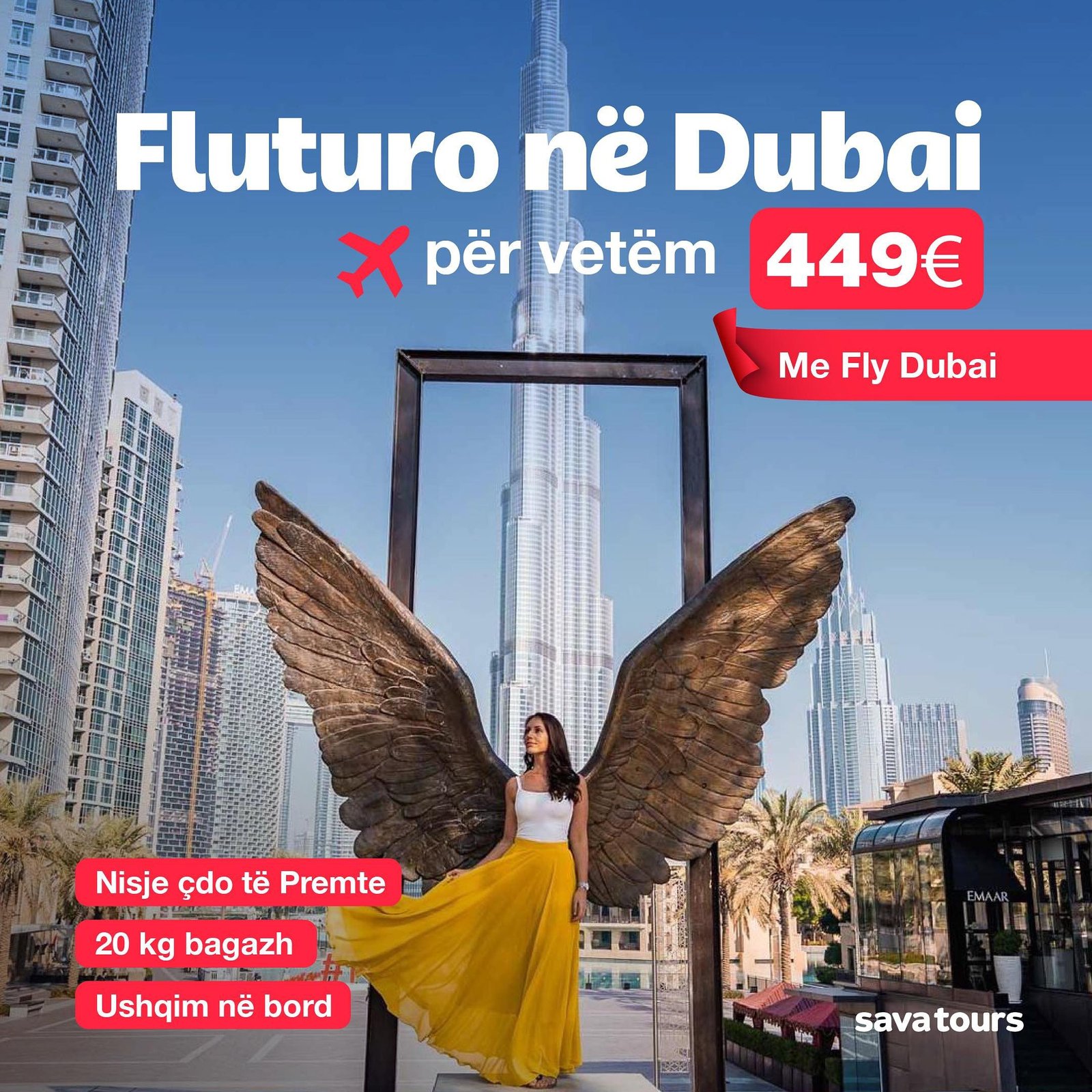 Bileta vajtje ardhje Dubai!