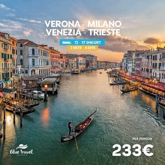 VERONA VENEZIA MILANO TRIESTE