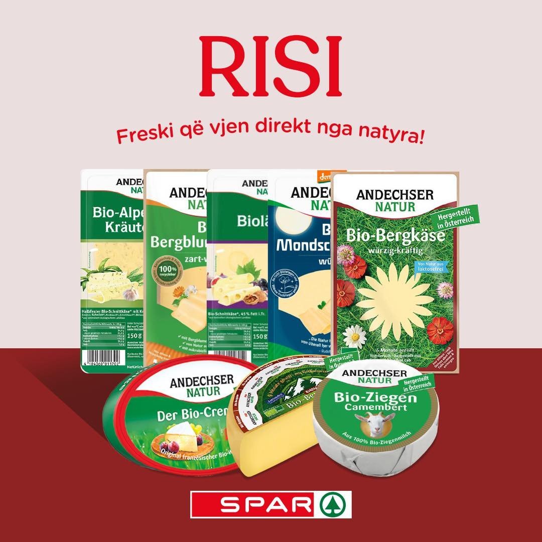 Risi në SPAR: Freski që vjen direkt nga natyra!