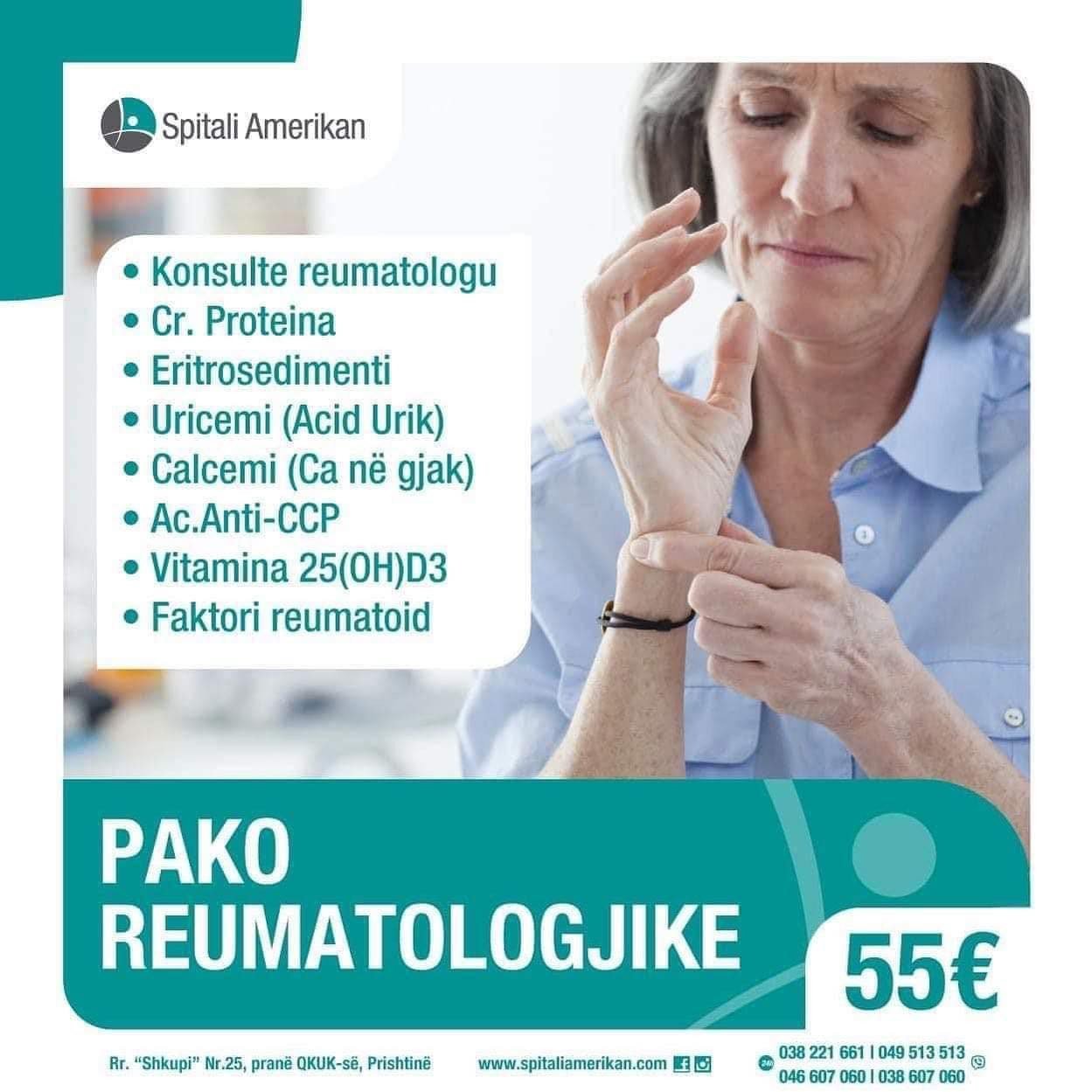 Keni probleme Reumatologjike?