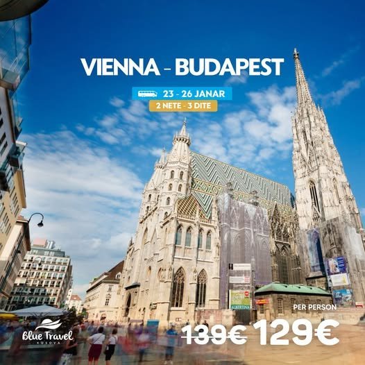 Budapest & Vienna për vetëm 129€