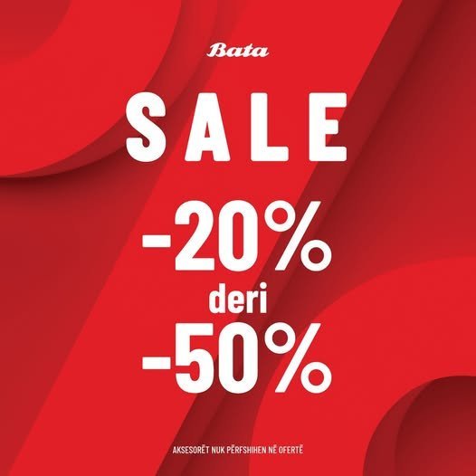 Bata Zbritje 20% deri 50%