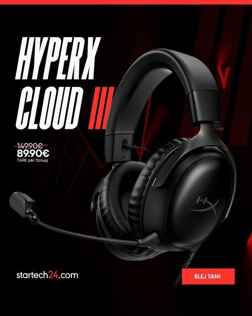 Kufje HyperX Cloud III