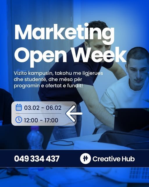 Marketing Open Week