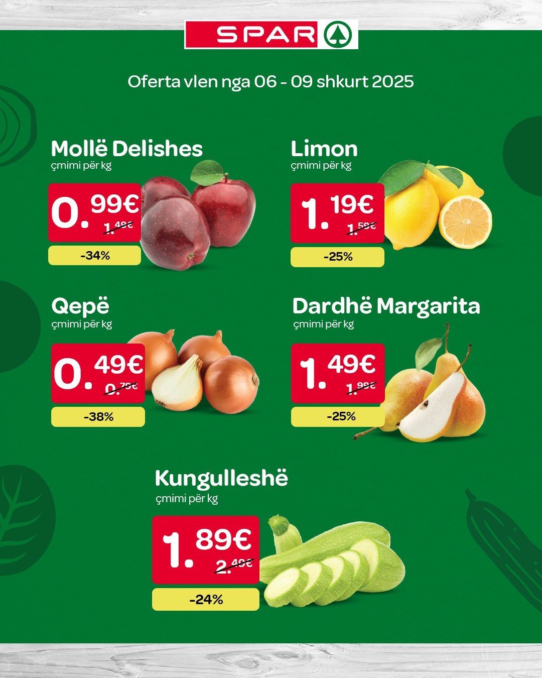 T'mirat e natyrës me çmime t'lira ju presin në SPAR!