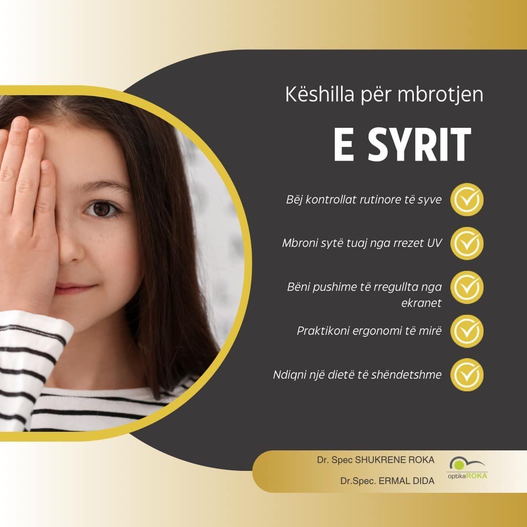 Këshilla per mbrotjen e syrit