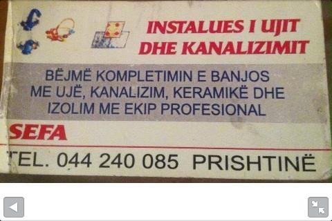 INSTALUES I UJIT DHE KANALIZIMIT