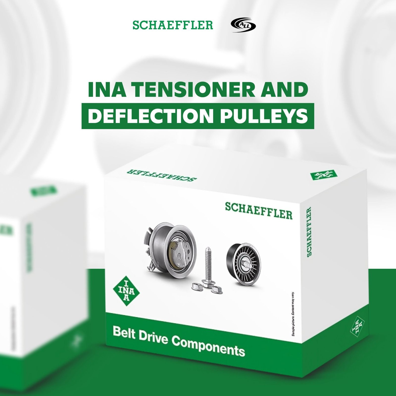 INA Tensioner dhe Deflection Pulleys