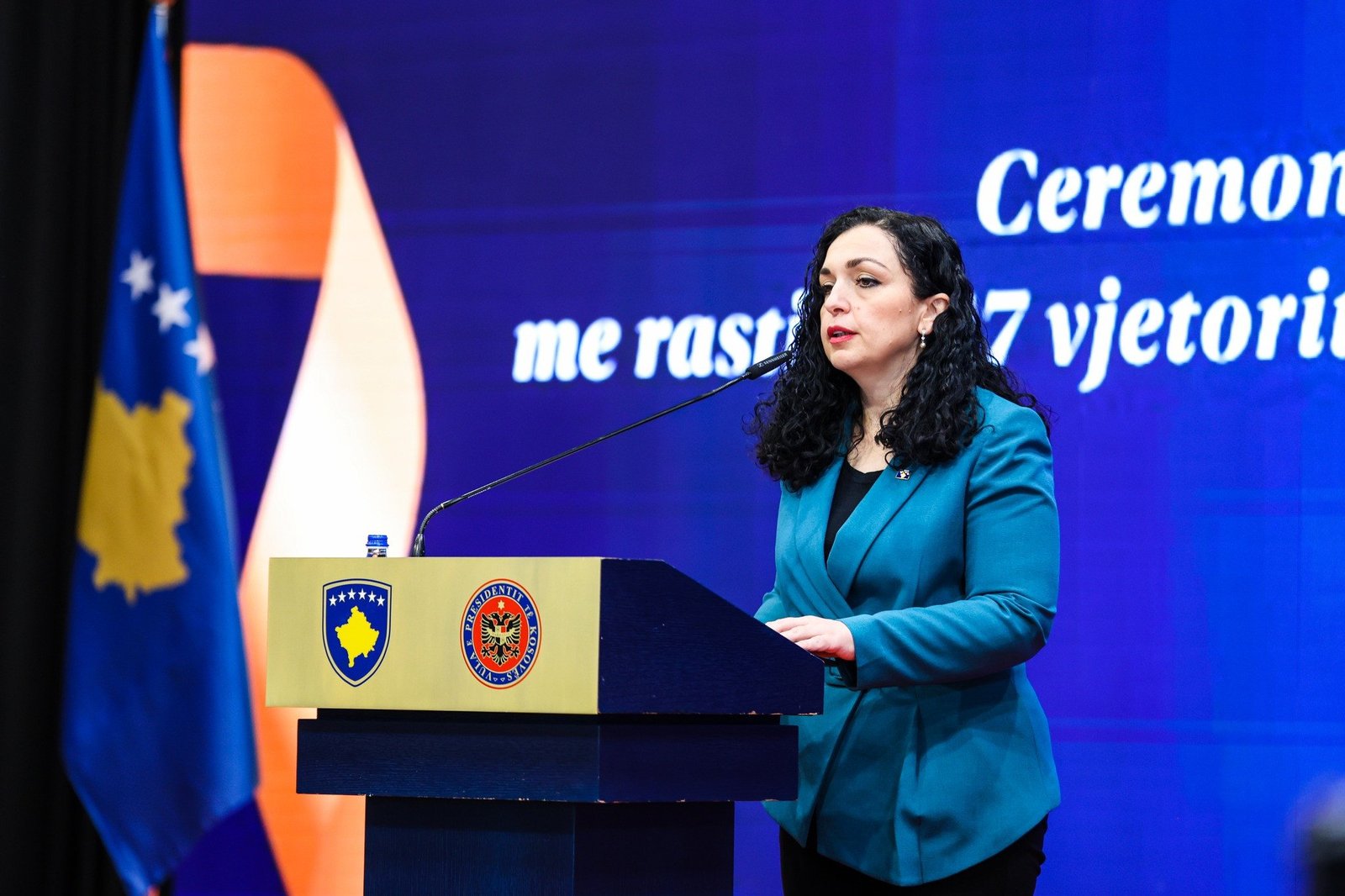 Ceremonia Solemne të 17-vjetorit të Pavarësisë së Republikës së Kosovës nga Presidentja Vjosa Osmani