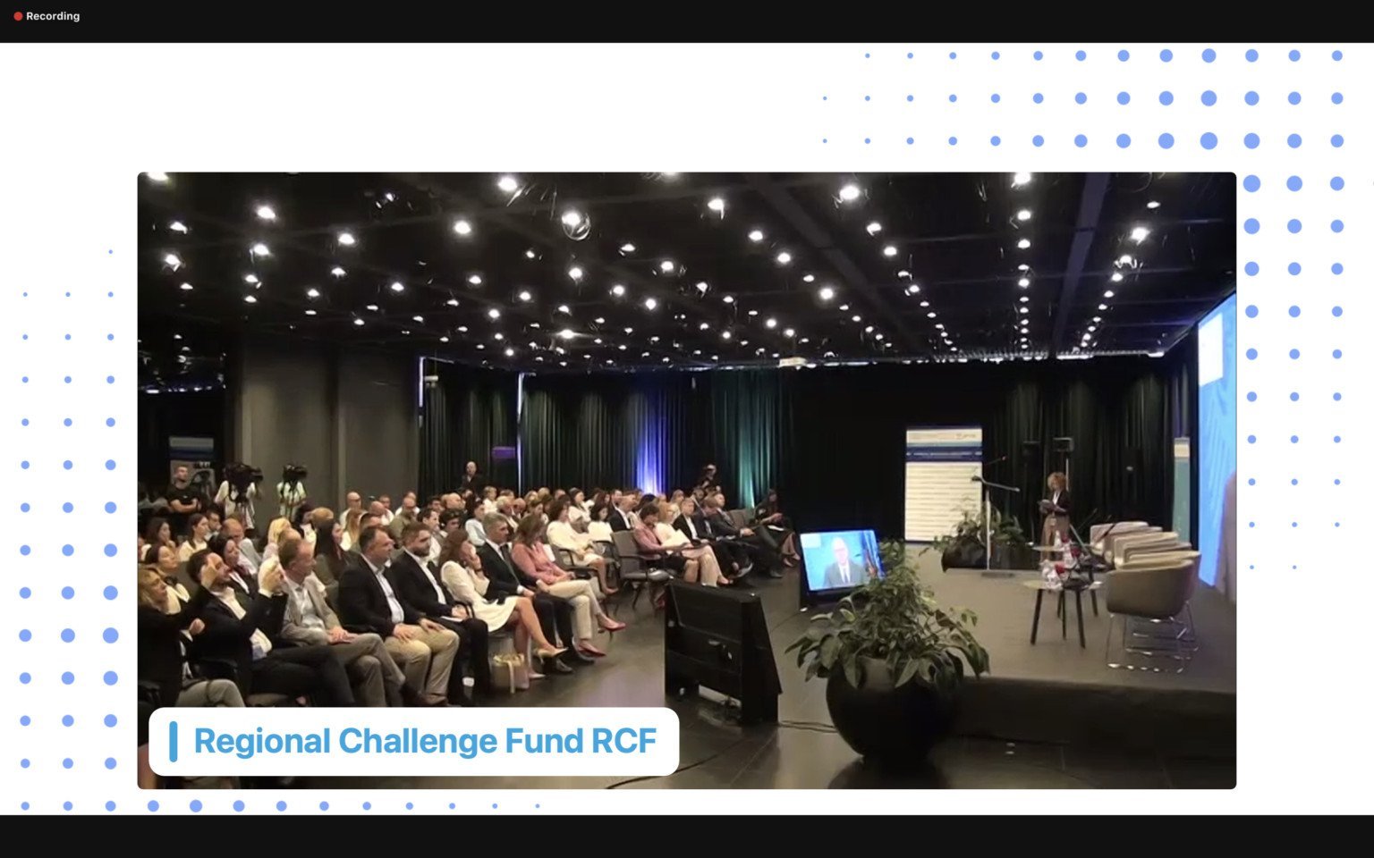 Përfitues i dy projekteve, ka marrë pjesë në konferencën e organizuar nga Fondi Rajonal i Sfidave