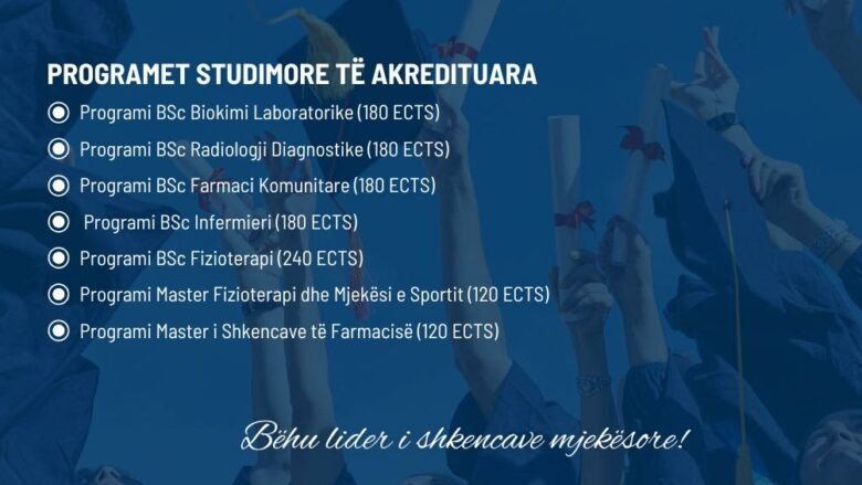 Apliko tani dhe bëhu lider i shkencave mjekësore