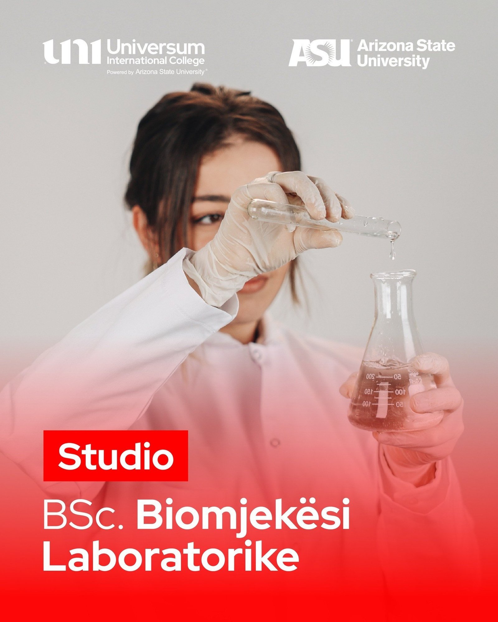 BS.c Biomjekësi Laboratorike , BA Kozmetalogji , Teknik Dentar