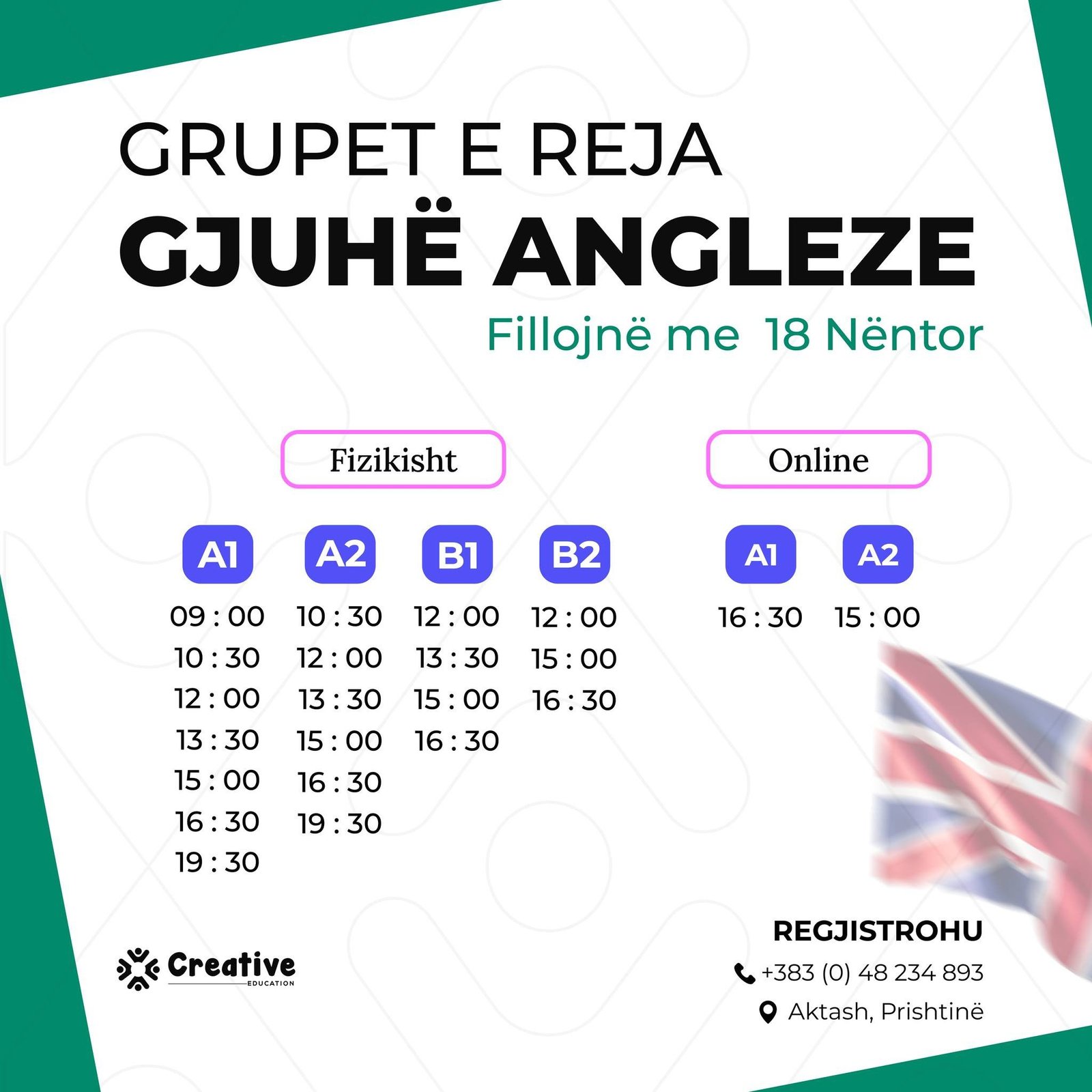 Grupet e reja për gjuhë gjermane
