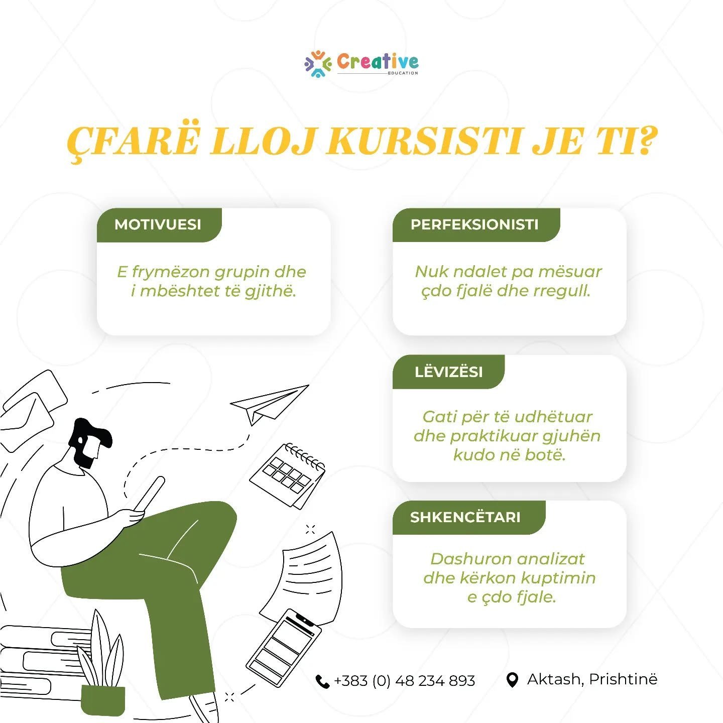 Çfarë lloji kursisti je ti?