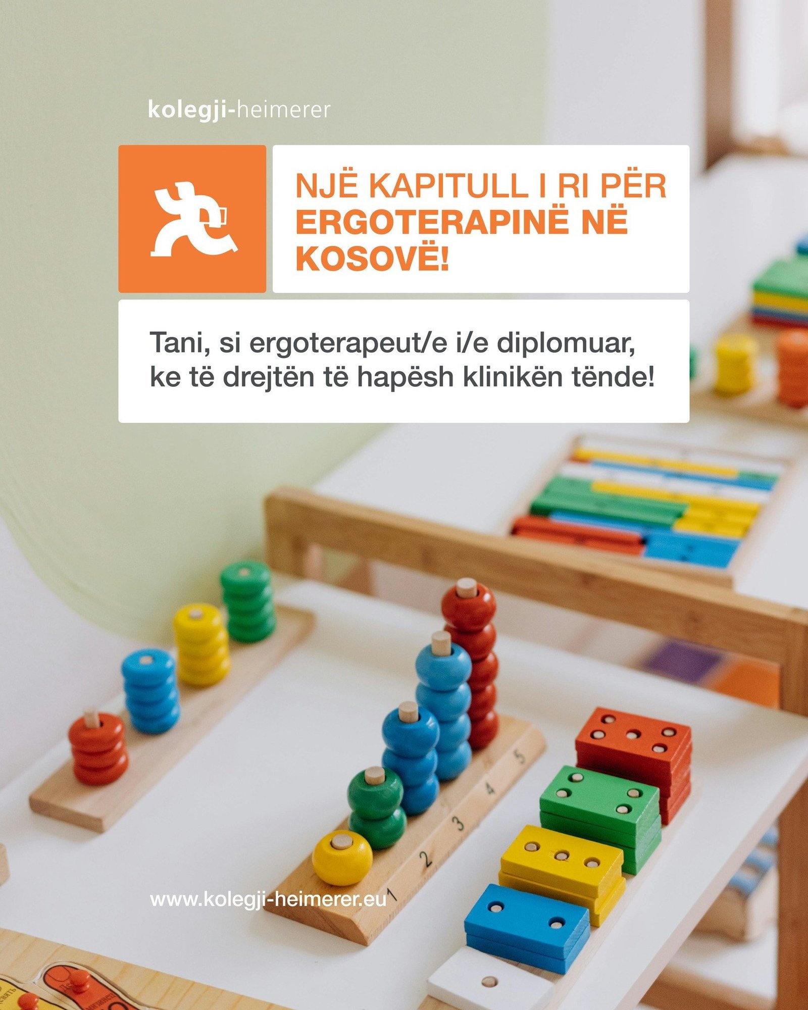 Me kënaqësi ju njoftojmë se ergoterapia është pranuar si profesion shëndetësor