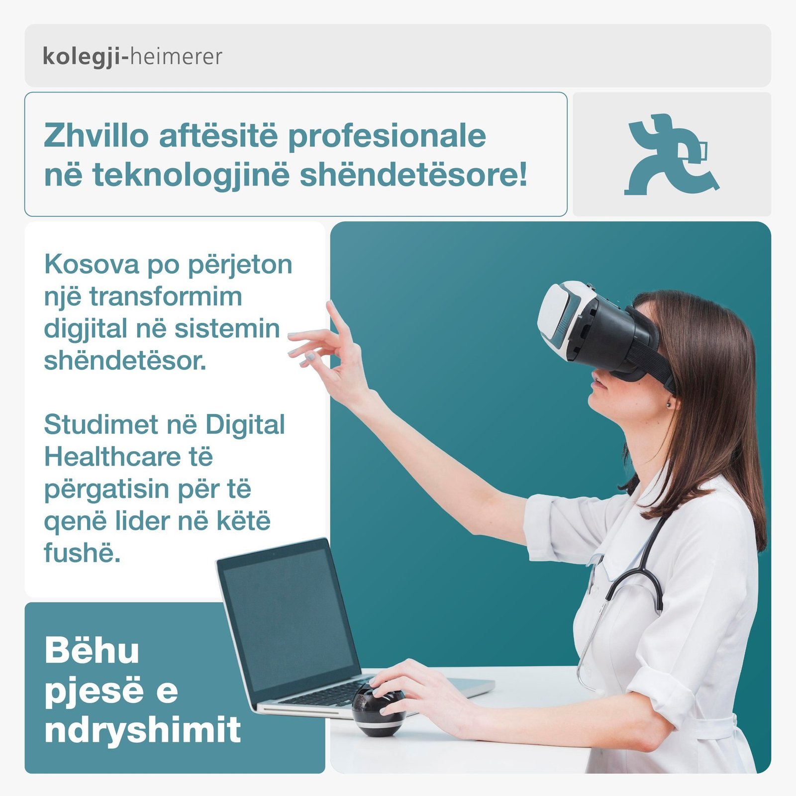 Zhvillo aftësitë profesionale në teknologjinë shëndetësore!