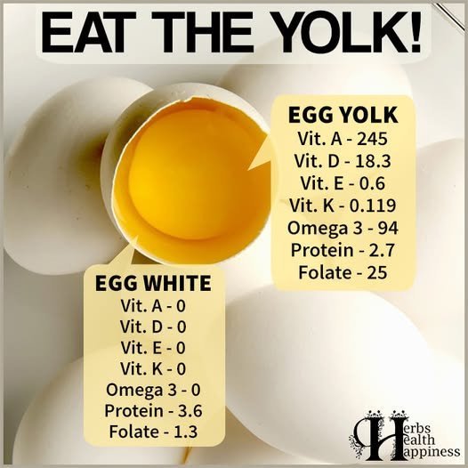 Eat the yolk