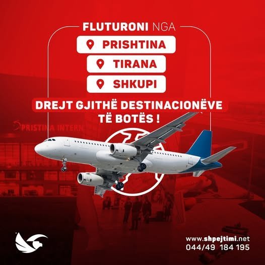 Fluturoni drejt destinacionit tuaj me çmimet më të mira!