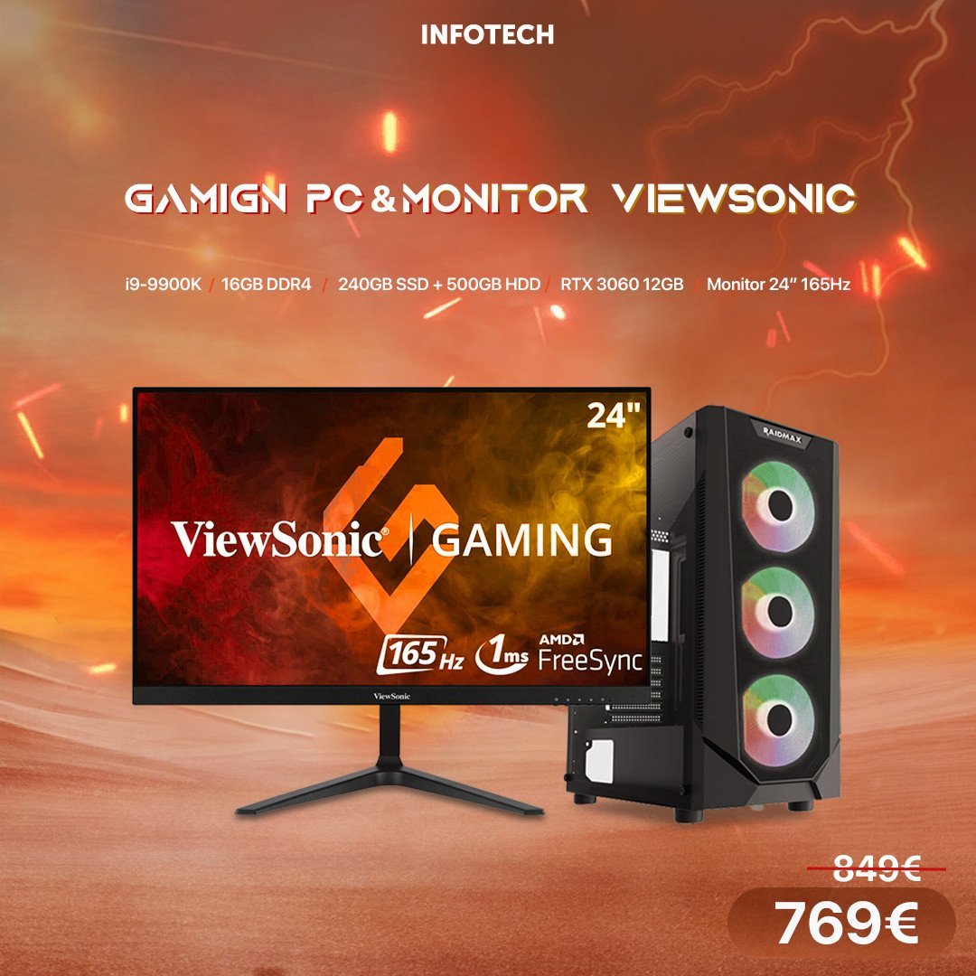 Gaming PC & Monitor në dispozicion!