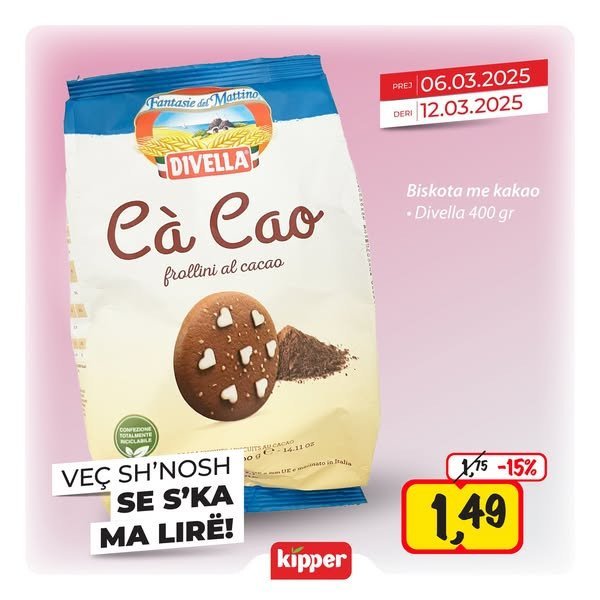 Biskota me kakao