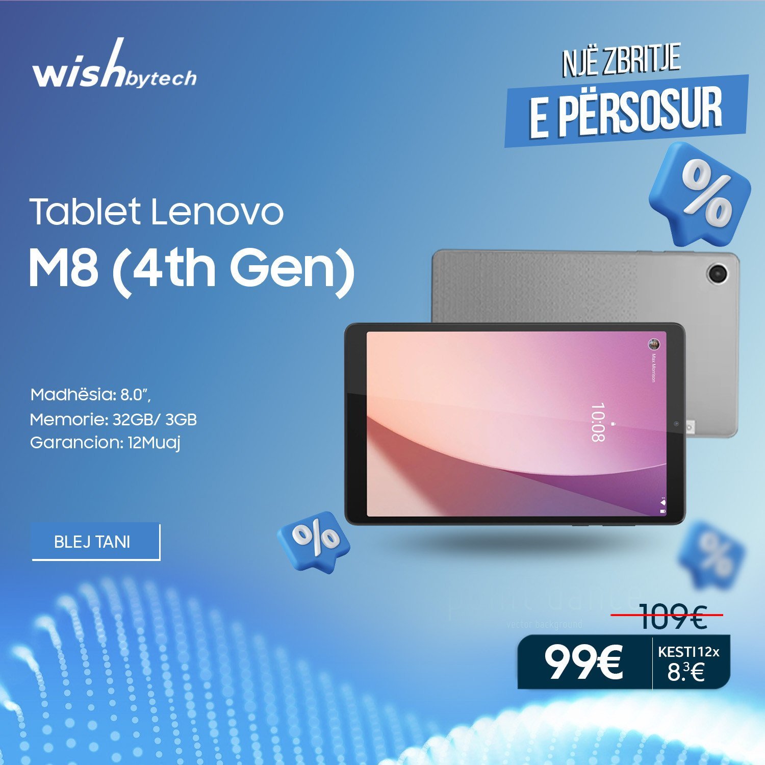 Tableti Lenovo M8