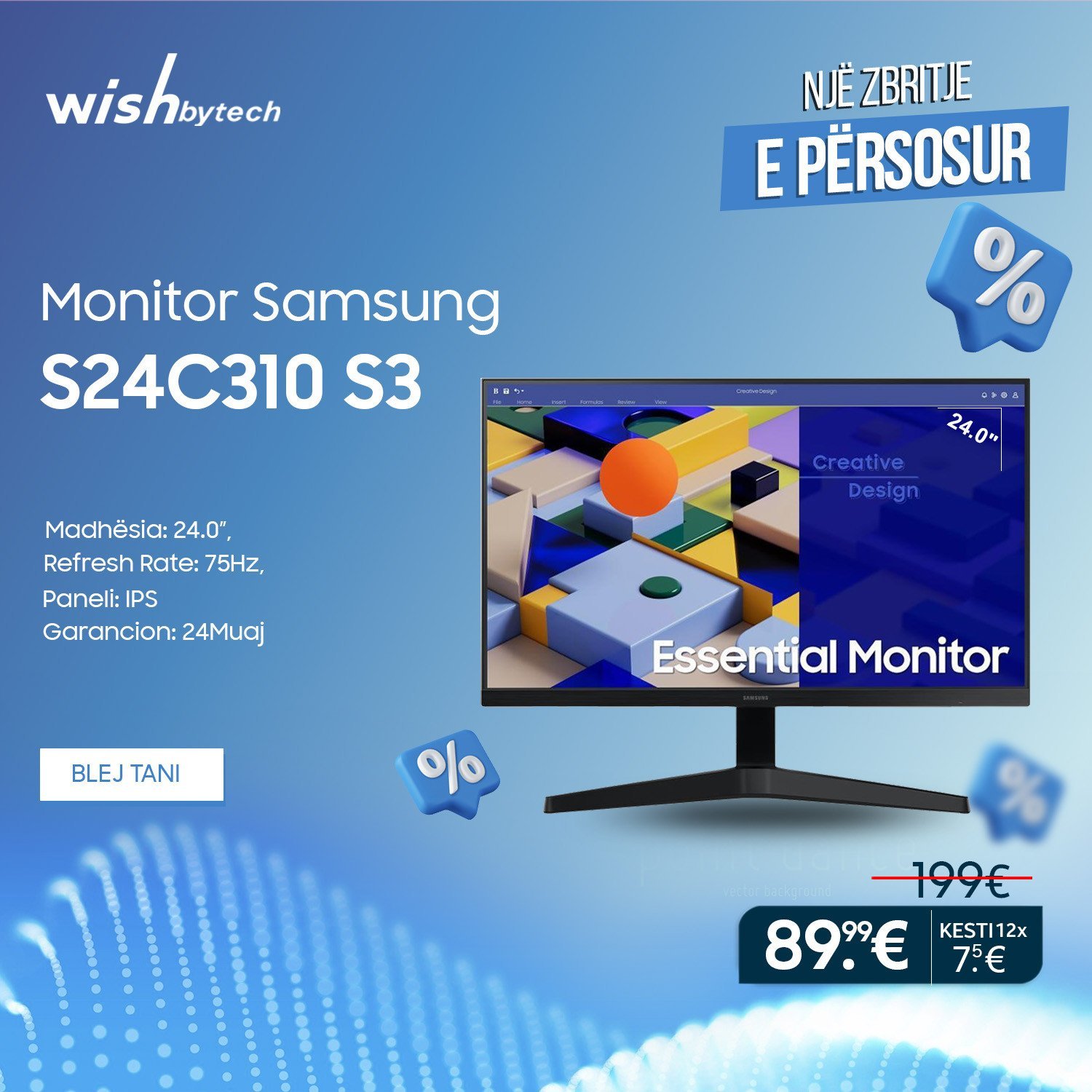 Monitori Samsung 24