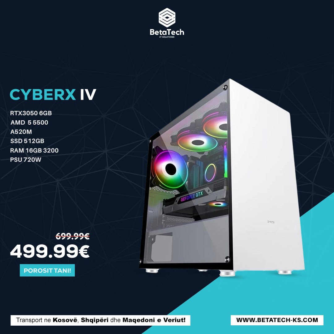 CyberX IV – Perfekt për lojtarët e pasionuar