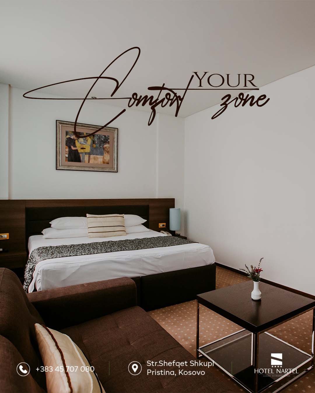 At Hotel Nartel, we believe that true relaxation begins the moment you step into our space