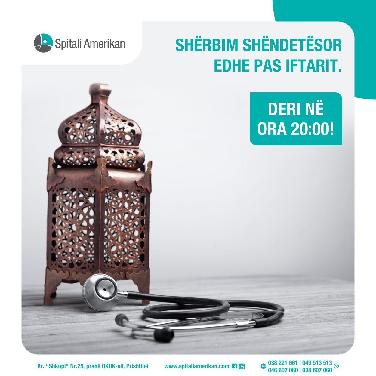Shërbim shëndetësor edhe pas iftarit