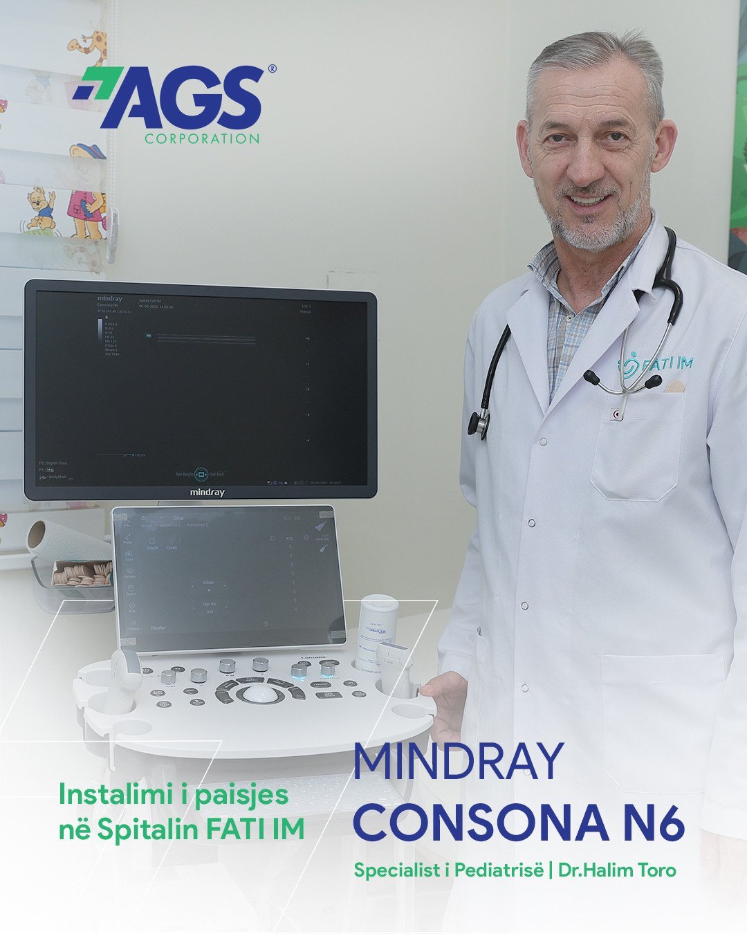 Instalimi i paisjes Mindray Consona N6 në Spitali FATI IM