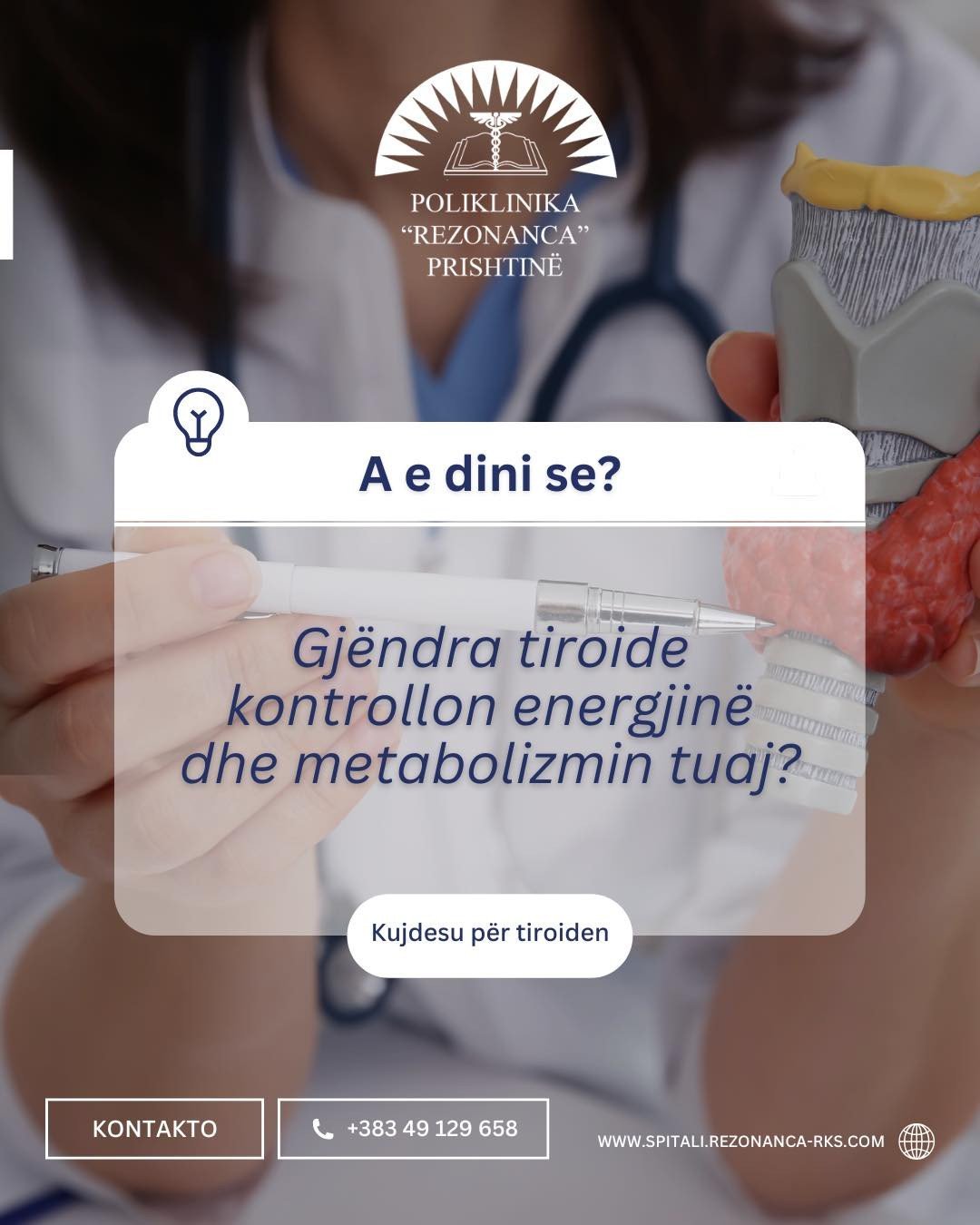 A e dini se gjëndra tiroide ndikon në metabolizmin, energjinë dhe humorin tuaj?
