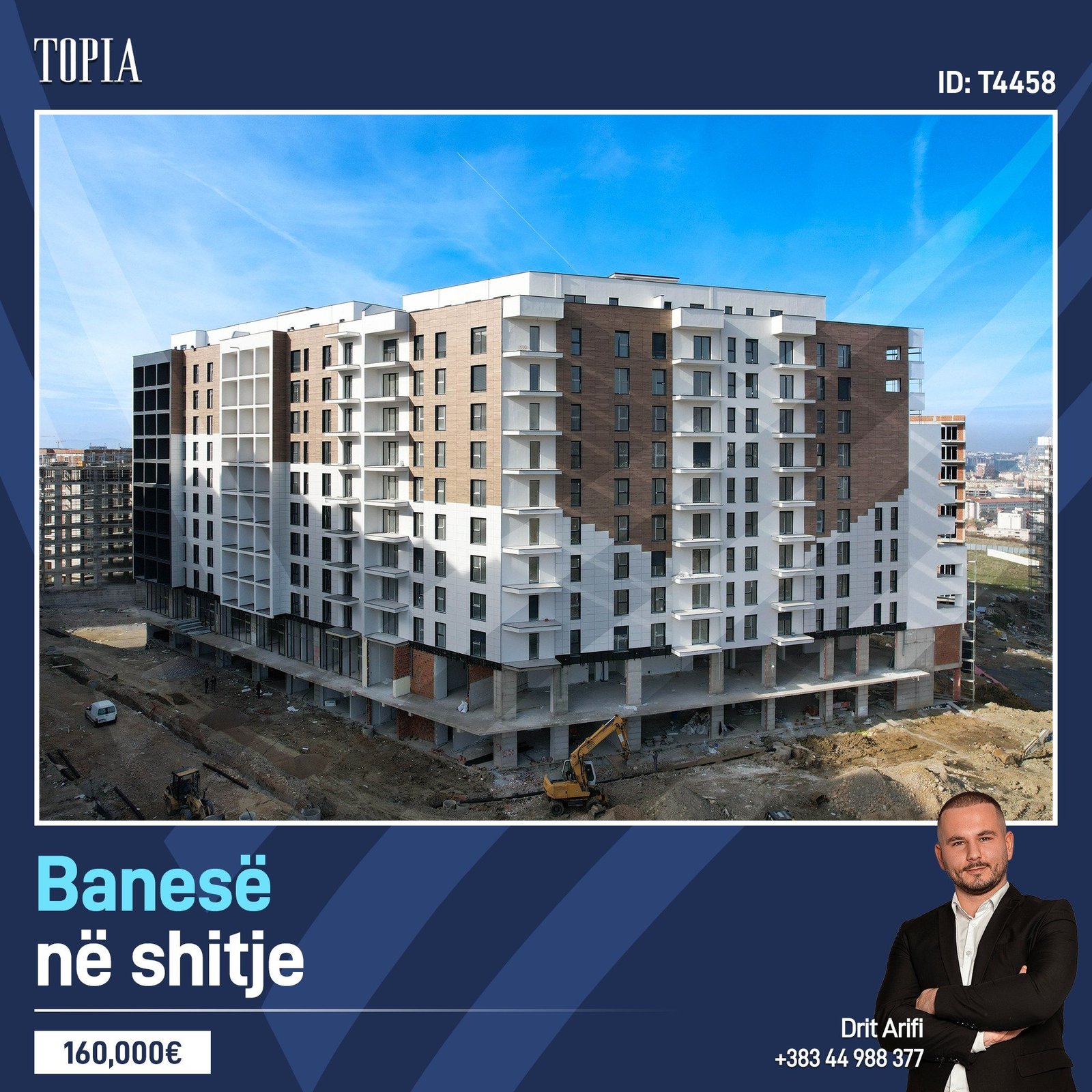Banesë me 3 dhoma gjumi në shitje në lagjen Prishtina e re