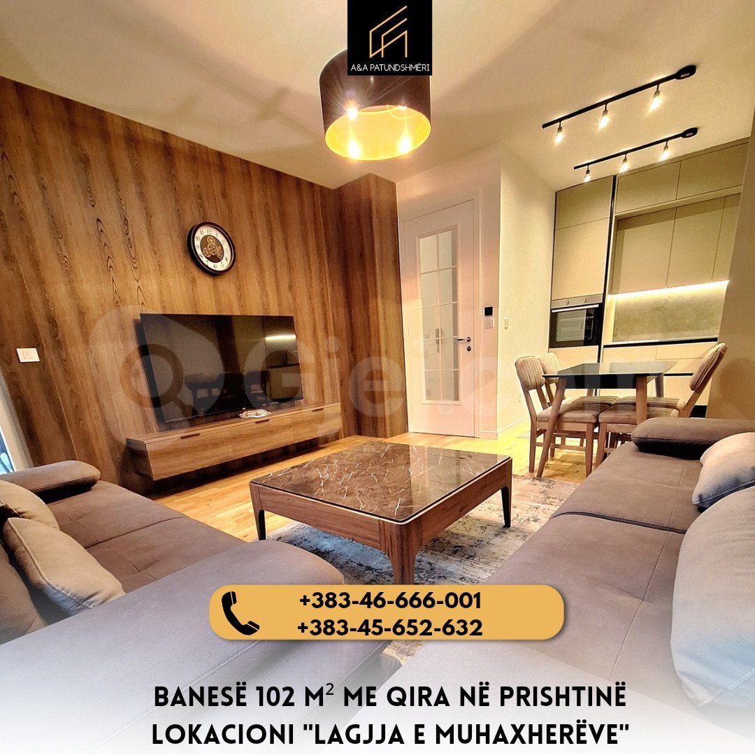Banesë 102 m² me Qira në Prishtinë / Lagjja e Muhaxherëve