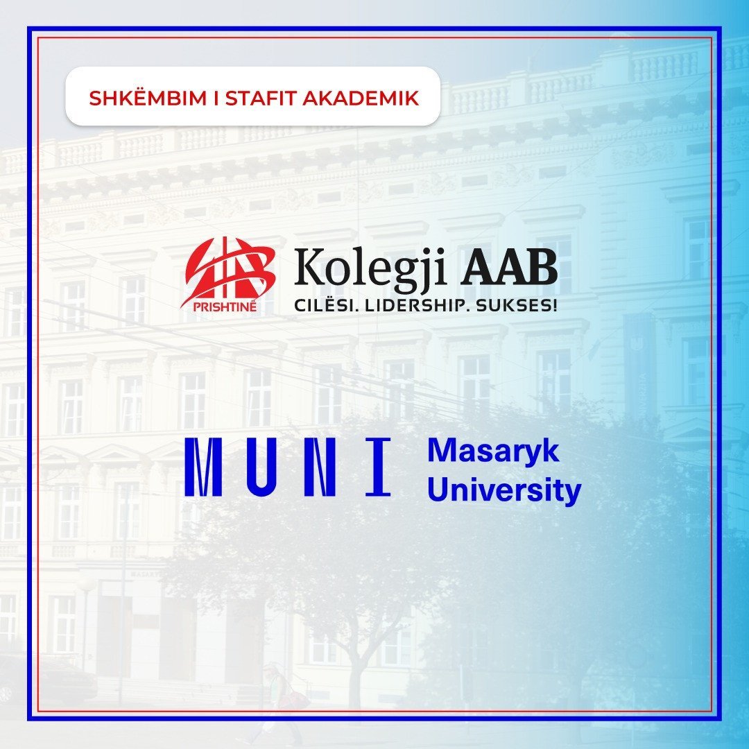 Universiteti Masaryk në Çeki hap thirrjen për shkëmbim të stafit akademik të Kolegjit AAB