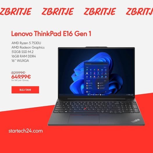 Lenovo Think Pad E16 Gen 1