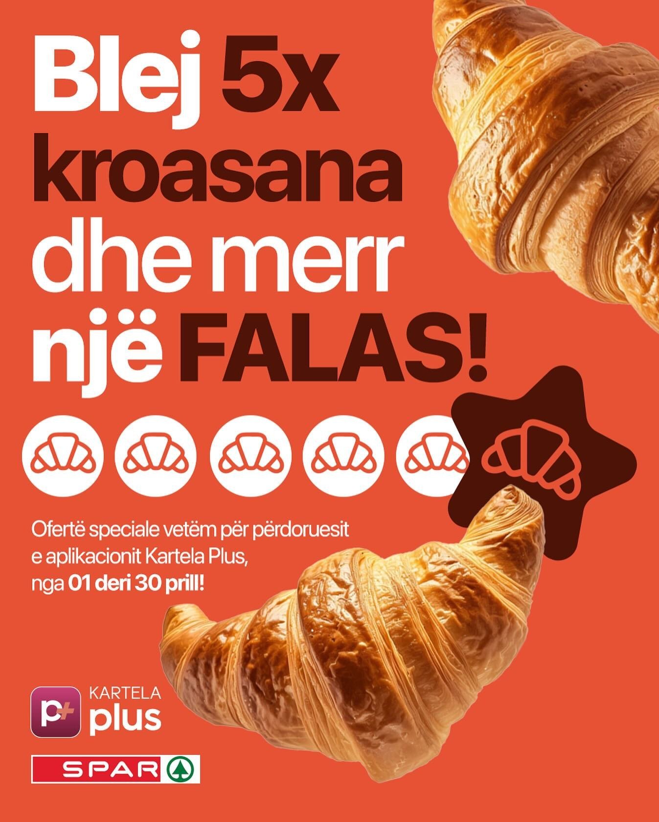 Për të gjithë fansat e kroasaneve, kemi një ofertë speciale për JU