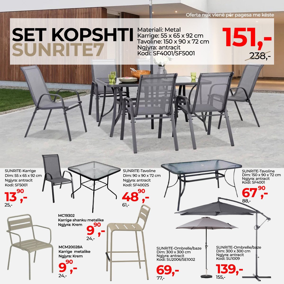 OFERTA QË NUK PËRSËRITET!