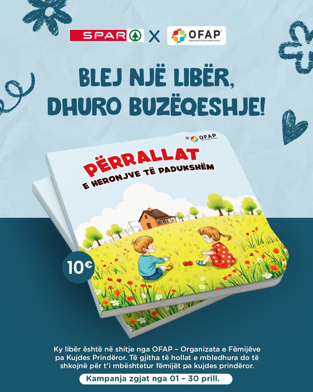 Blej një libër, dhuro buzëqeshje!