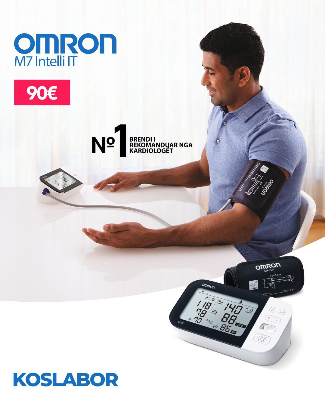 Tensiometër Omron M7 Intelli IT