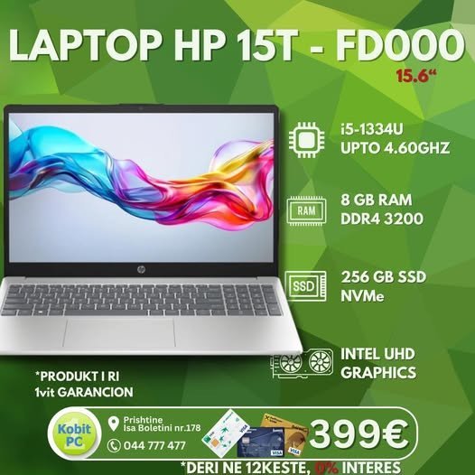 LAPTOP HP I PA PERDORUR