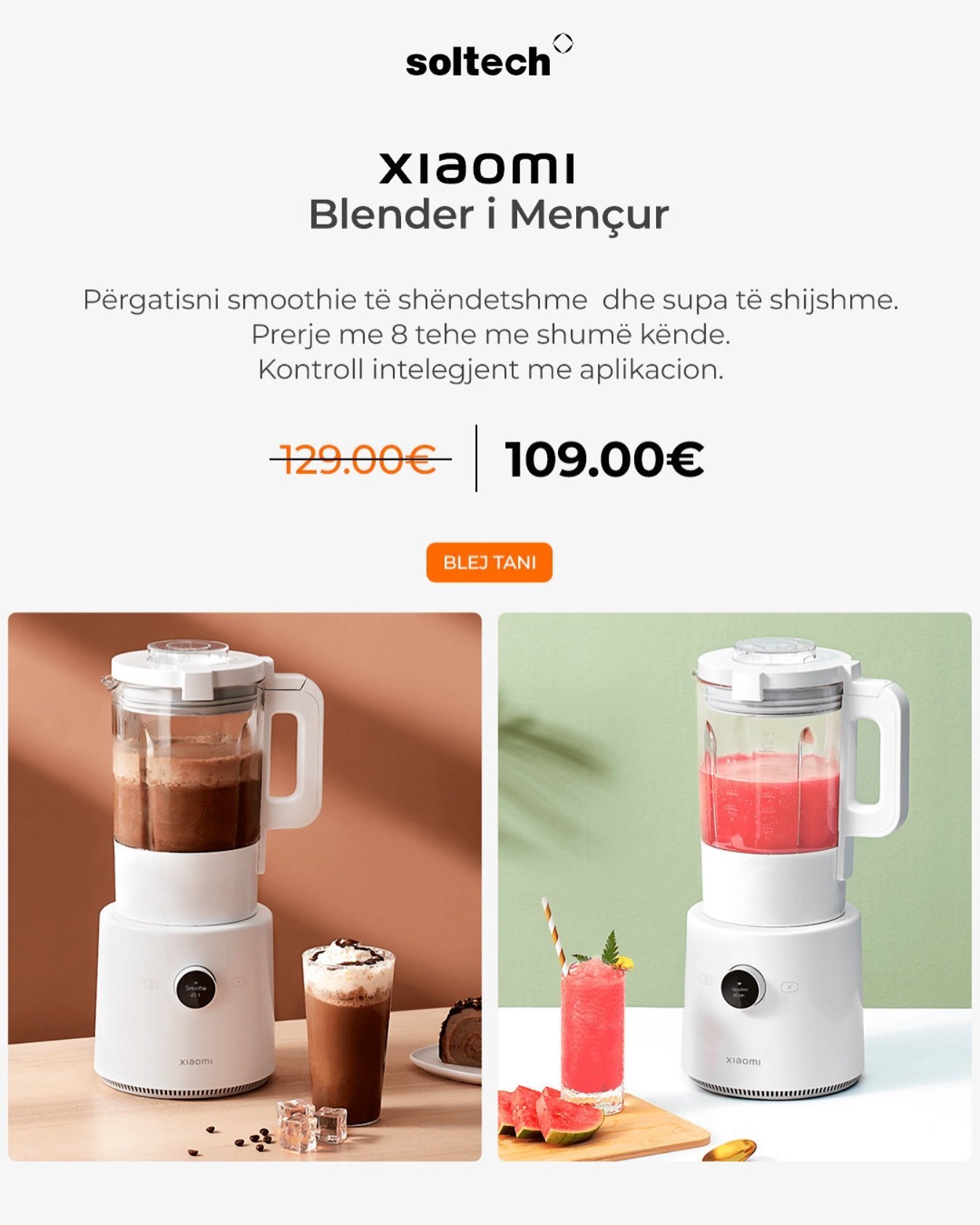 Përgatituni për një Eksplozion të Shijeve me Xiaomi Smart Blender!