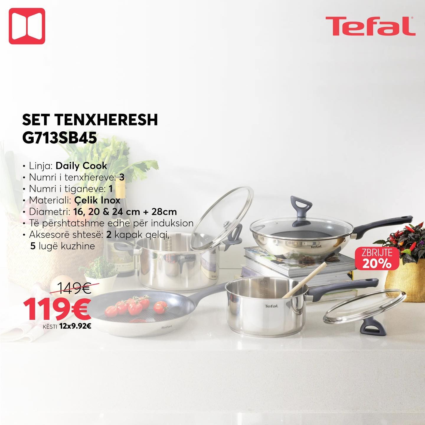Set Tenxheresh – zgjidhja ideale për çdo kuzhinë!
