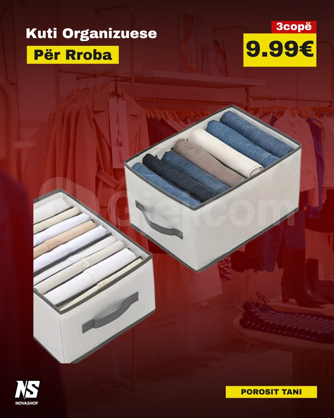 Kuti Organizuese për Rroba