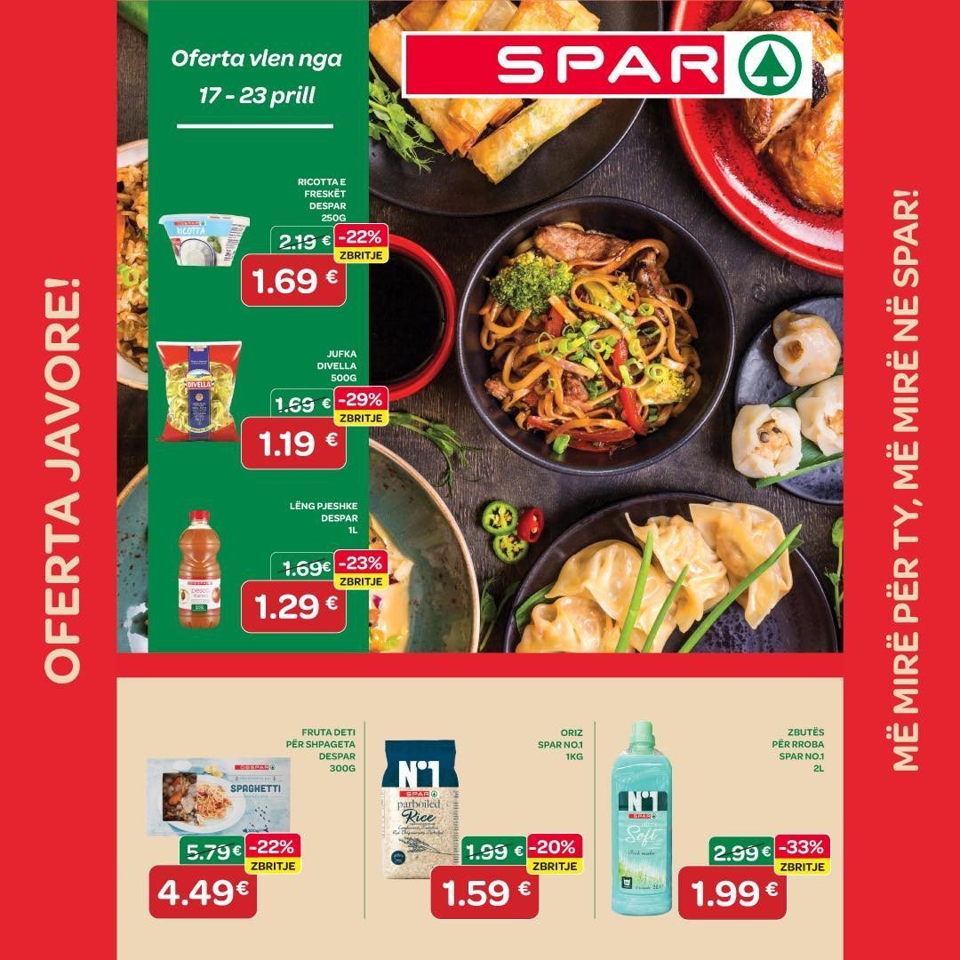 Në SPAR, akoma më mirë me ofertat javore!