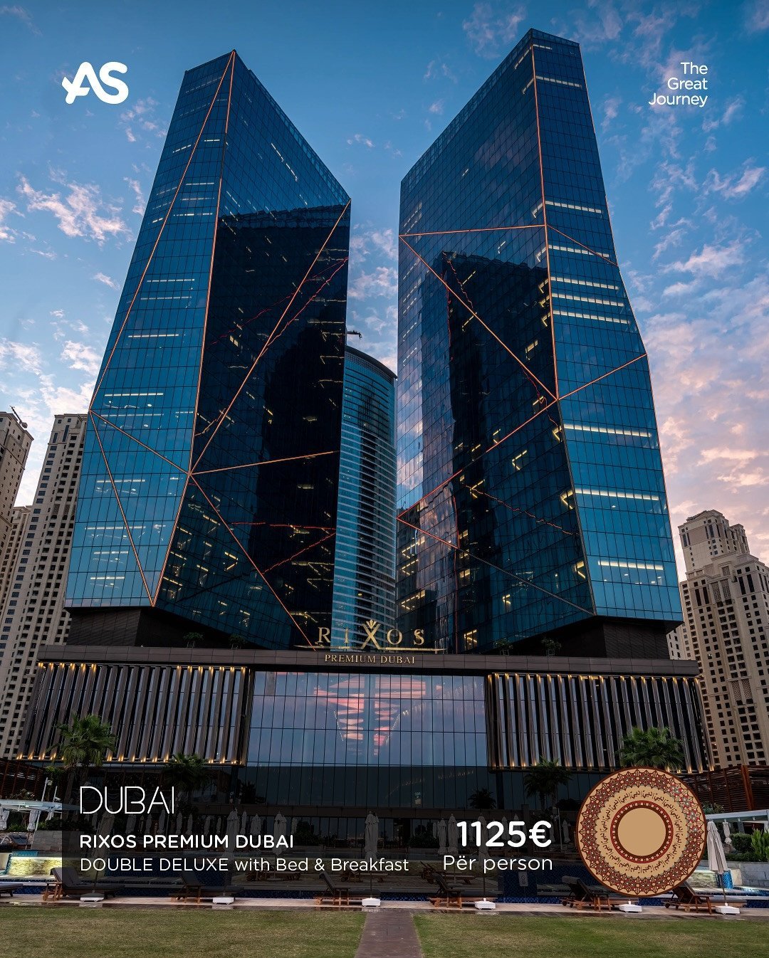 RIXOS Premium Dubai – Dizajn modern & lokacion perfekt!